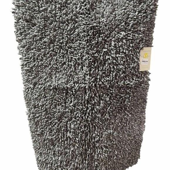 Casaluna Mélange Looped Bath Rug in Sage Green 100% Cotton 21” x 34” - Picture 2 of 2